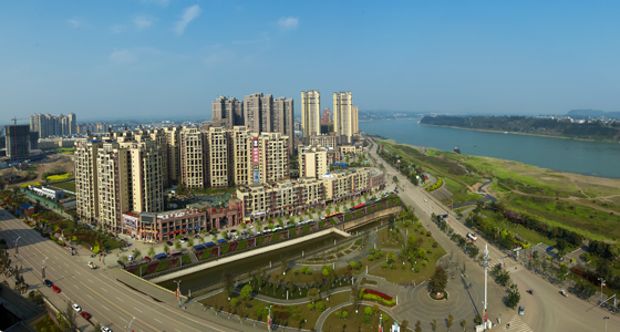 1482909804132934.jpg 逐步成型的濱江路與濱江新城(南溪區(qū)委宣傳部提供).jpg