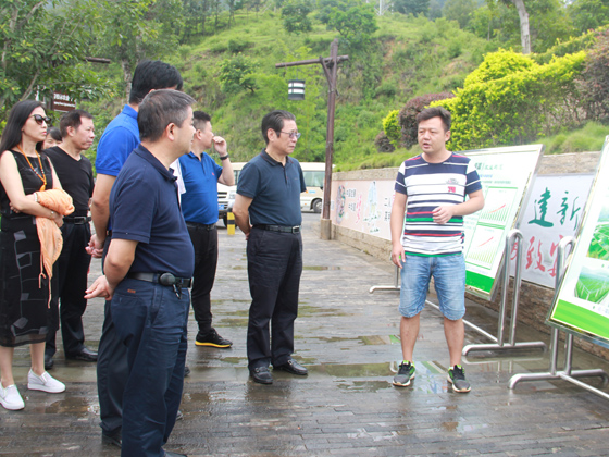 張成明（中）與劉宇（左前）了解米易縣特色農(nóng)業(yè)發(fā)展情況.JPG