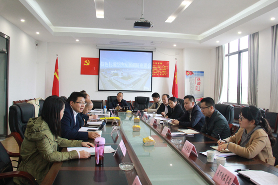 四川省縣域經濟學會專家組研討青神縣特色產業(yè)園區(qū)轉型發(fā)展創(chuàng)新模式  周淼葭 攝.JPG