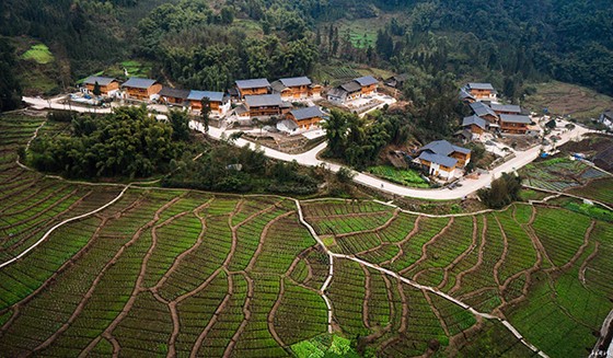 重建后的寶興縣大溪鄉(xiāng)曹家村.歐陽杰 攝.jpg