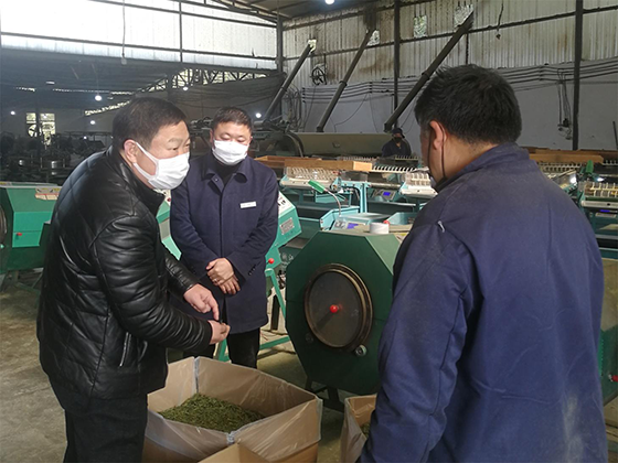 高縣農(nóng)商銀行行長(zhǎng)趙軍與支行行長(zhǎng)到茶企調(diào)研.png