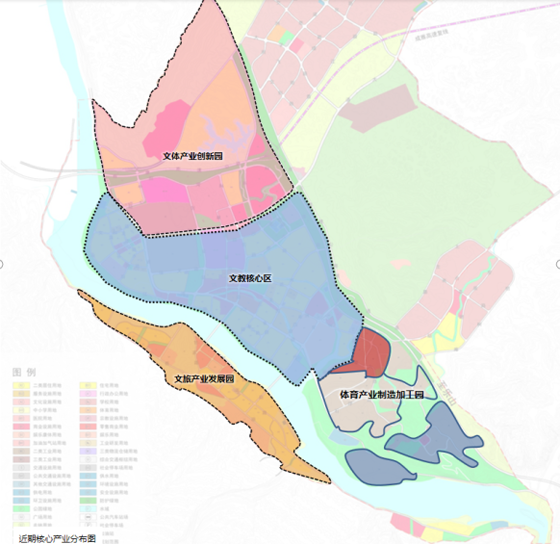雅安文教新城空間布局圖。.png