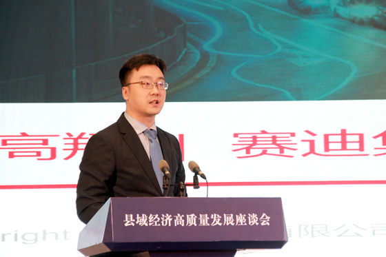 6 工信部賽迪研究院、城市（園區(qū)）經(jīng)濟研究中心主任王高翔作專題主旨演講.JPG