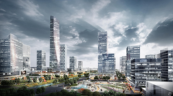 成都5G智慧城先導(dǎo)區(qū)意向效果圖  圖片來(lái)源于成都高新區(qū)融媒體中心.jpg
