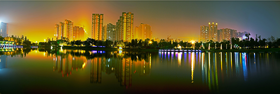 成都郫都區(qū)美麗夜景  中共成都市郫都區(qū)委宣傳部供圖.jpg