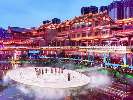 四川眉山新晉“網(wǎng)紅打卡地”東坡島商業(yè)水街 眉山市東坡區(qū)發(fā)展改革局供圖.jpg