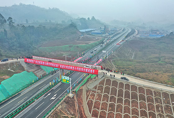 (3)廣安過境高速公路東環(huán)線及渝廣高速公路支線前鋒至小沔段正式建成通車  吳德權(quán) 康建林 攝.jpg