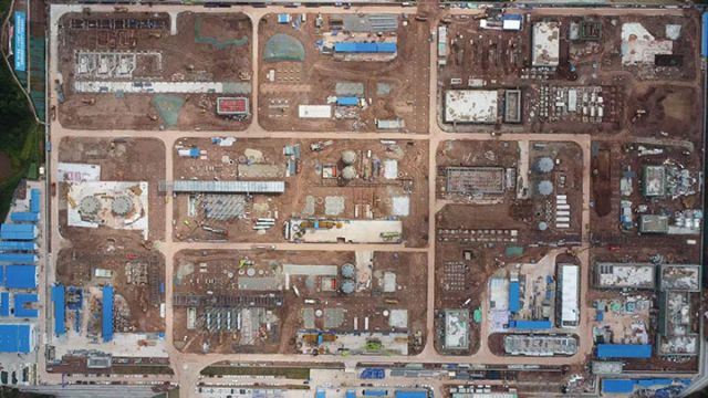 圖2  西南油氣田安岳第二凈化廠及外輸系統(tǒng)工程項(xiàng)目建設(shè)現(xiàn)場(chǎng)  項(xiàng)目方供圖.jpg