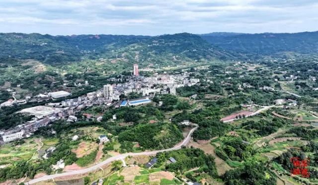 圖3  護(hù)國鎮(zhèn)繞場路俯瞰。 王超明 攝.jpg