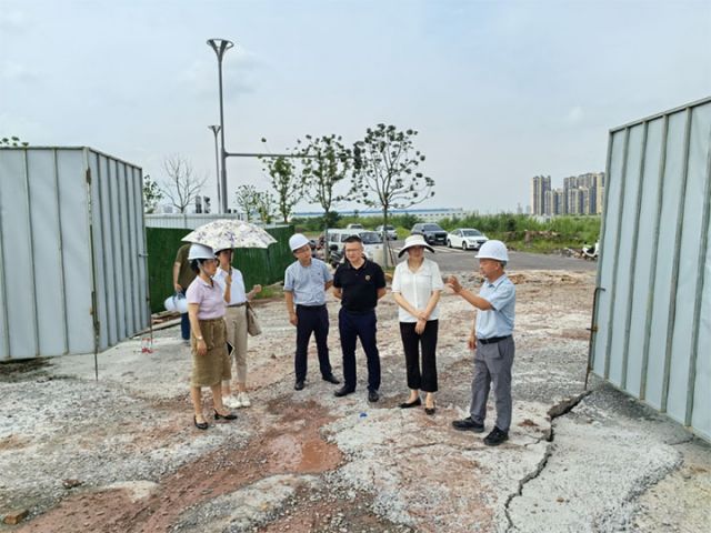 圖4  高新區(qū)管委會負責人督導成特電纜項目，督促企業(yè)推進建設 拷貝.jpg